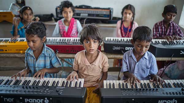 Empowering Underprivileged Children Through Music